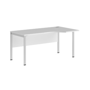 Офисная мебель Xten-M Стол эргономичный XMCET 169(R) Белый/Алюминий матовый 1600x900x750