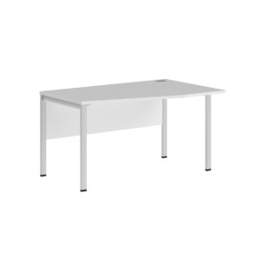 Офисная мебель Xten-M Стол эргономичный XMCT 149(R) Белый/Алюминий матовый 1400x900x750