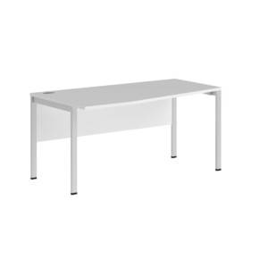 Офисная мебель Xten-M Стол эргономичный XMCT 169(L) Белый/Алюминий матовый 1600x900x750