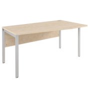 Офисная мебель  Икстен М (Xten-M) Стол эргономичный XMCT 169(R) Бук Тиара/Алюминий матовый 1600x900x750 (108583)