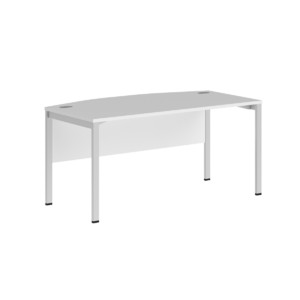 Офисная мебель Xten-M Стол руководителя XMET 169 Белый/Алюминий матовый 1600x900x750