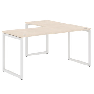Офисная мебель Xten-Q Стол угловой XQCT 1615 Бук Тиара/Белый 1600x1500x750