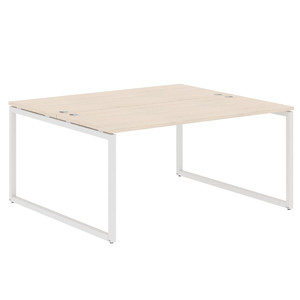 Офисная мебель Xten-Q Стол 2-х местный XQWST 1614 Бук Тиара/Белый 1600x1400x750