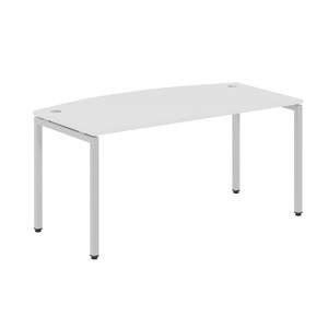Офисная мебель Xten-S Стол руководителя XSET 169 Белый/Алюминий 1600x867x750