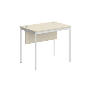 Офисная мебель Имаго-С Стол прямой с фронтальной панелью СП-1.1SD Клен/Белый 900х600х755