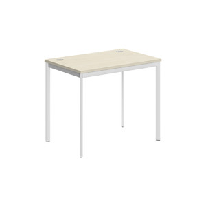 Офисная мебель Имаго-С Стол прямой СП-1.1S Клен/Белый 900х600х755