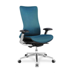 Офисное кресло College HLC-2588F/Dark blue Сетка синяя