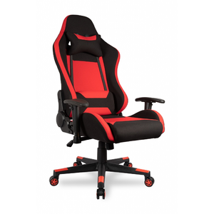 Геймерское кресло College BX-3760 Black/Red Ткань черная/Ткань красная