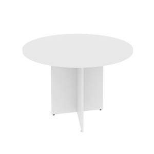 Офисная мебель RIVA Стол переговорный А.ПРГ-1 Белый 1100х1100х750