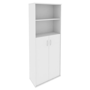 Офисная мебель RIVA Шкаф высокий широкий А.СТ-1.6 Белый 770х365х1980