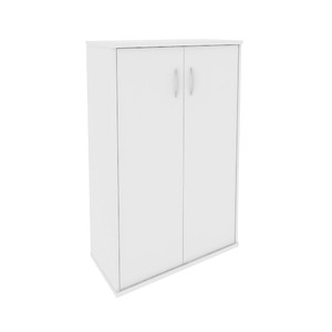 Офисная мебель RIVA Шкаф средний широкий А.СТ-2.3 Белый 770х365х1215