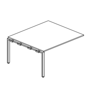 Офисная мебель Смарт Модуль переговорный универсальный на металлокаркасе СМСП-П-12.123Э.Пр25 Кронберг/Антрацит металл 1200x1236x750