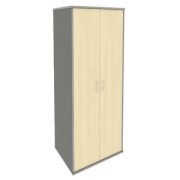 Офисная мебель RIVA Гардероб глубокий А.ГБ-2 Клён/ Металлик 770х580х1980