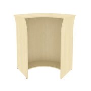 Ресепшн Riva Стойка прямая А.РС-5 ХДФ Клён 950х950х1150