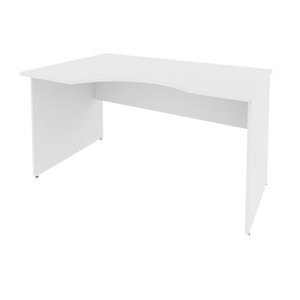 Офисная мебель RIVA Стол криволинейный левый А.СА-2 (L) Белый 1400х900х750