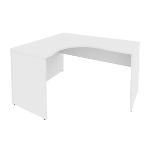 Офисная мебель RIVA Стол криволинейный левый А.СА-3 (L) Белый 1400х1200х750