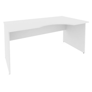 Офисная мебель RIVA Стол криволинейный правый А.СА-1 (R) Белый 1600х900х750
