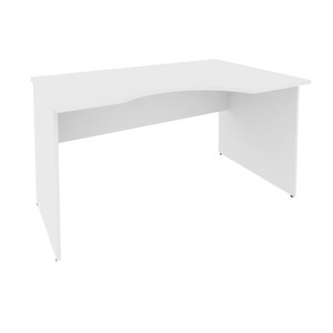 Офисная мебель RIVA Стол криволинейный правый А.СА-2 (R) Белый 1400х900х750