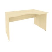 Офисная мебель RIVA Стол криволинейный правый А.СА-2 (R) Клён 1400х900х750