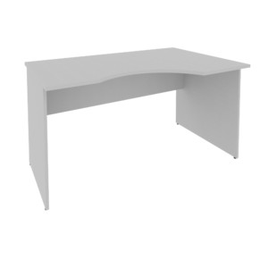 Офисная мебель RIVA Стол криволинейный правый А.СА-2 (R) Серый 1400х900х750
