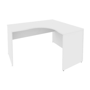 Офисная мебель RIVA Стол криволинейный правый А.СА-3 (R) Белый 1400х1200х750