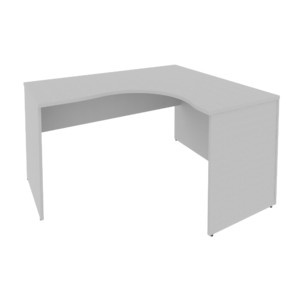 Офисная мебель RIVA Стол криволинейный правый А.СА-3 (R) Серый 1600х1200х750