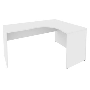 Офисная мебель RIVA Стол криволинейный правый А.СА-4 (R) Белый 1600х1200х750