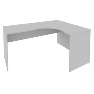 Офисная мебель RIVA Стол криволинейный правый А.СА-4 (R) Серый 1600х1200х750