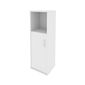 Офисная мебель RIVA Шкаф средний узкий левый А.СУ-2.1 (L) Белый 404х365х1215