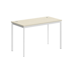 Офисная мебель Имаго-С Стол прямой СП-2.1S Клен/Белый 1200х600х755
