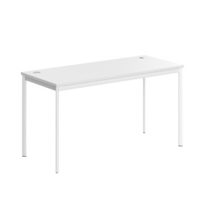 Офисная мебель Имаго-С Стол прямой СП-3.1S Белый/Белый 1400х600х755