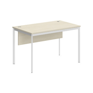 Офисная мебель Имаго-С Стол прямой с фронтальной панелью СП-2SD Клен/Белый 1200х720х755