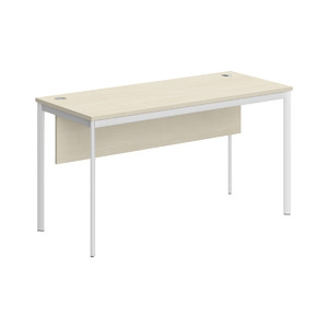Офисная мебель Имаго-С Стол прямой с фронтальной панелью СП-3.1SD Клен/Белый 1400х600х755