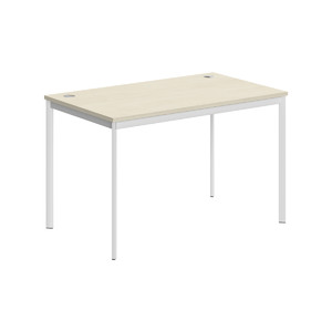 Офисная мебель Имаго-С Стол прямой СП-2S Клен/Белый 1200х720х755
