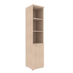 Офисная мебель Xten Шкаф колонка с глухой малой дверью правая XHC 42.5(R) Бук Тиара 432x432x1955