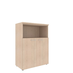 Офисная мебель Xten Шкаф с глухими малыми дверьми и топом XMC 85.3 Бук Тиара 856x432x1190