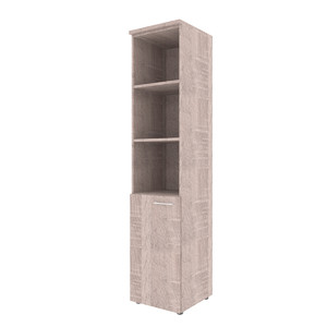 Офисная мебель Xten Шкаф колонка с глухой малой дверью левая XHC 42.5(L) Дуб Сонома 432x432x1955