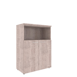 Офисная мебель Xten Шкаф с глухими малыми дверьми и топом XMC 85.3 Дуб Сонома 856x432x1190