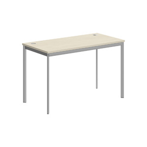 Офисная мебель Имаго-С Стол прямой СП-2.1S Клен/Алюминий 1200х600х755
