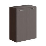 Кабинет руководителя Dioni Шкаф средний с глухими дверьми и обвязкой DMC 85.1 Венге Магия 892х450х1185