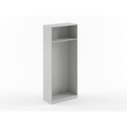 Офисная мебель Simple Каркас гардероба узкого SRW 60-1 Серый 600х359х1817