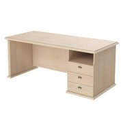 Кабинет руководителя Raut Стол однотумбовый RDT 188.A(R) Бук Тиара 1800х800х750