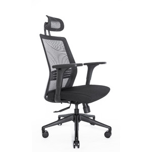 Эргономичное кресло Falto Soul (Black) SOL-01KAL/BK-BK Ткань черная/Черная сетка 680x640x360