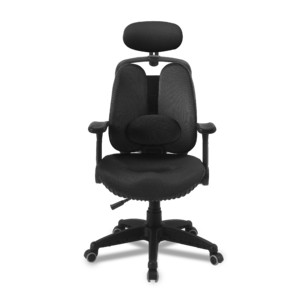 Ортопедическое кресло Inno Health SY-0901-BK Ткань True Black (черная) 630x480x610