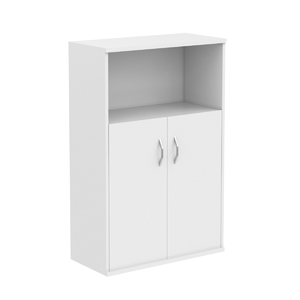Офисная мебель Имаго Шкаф с глухими малыми дверьми СТ-2.1 Белый 770х365х1200