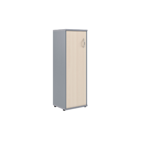 Офисная мебель Имаго Шкаф колонка с глухой дверью СУ-2.3(L) Клен/Металлик 403х365х1200