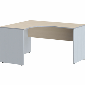 Офисная мебель Имаго Стол эргономичный левый СА-3(L) Клен/Металлик 1400х1200х755