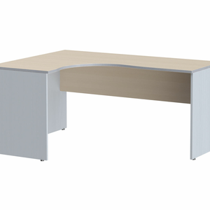 Офисная мебель Имаго Стол эргономичный левый СА-4(L) Клен/Металлик 1600х1200х755