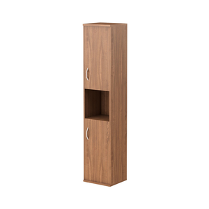 Офисная мебель Имаго Шкаф колонка с комплектом глухих малых дверей СУ-1.5(R) Орех Французский 403х365х1975