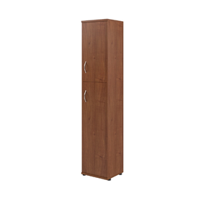 Офисная мебель Имаго Шкаф колонка с глухой малой и средней дверьми СУ-1.8(R) Орех Французский 403х365х1975